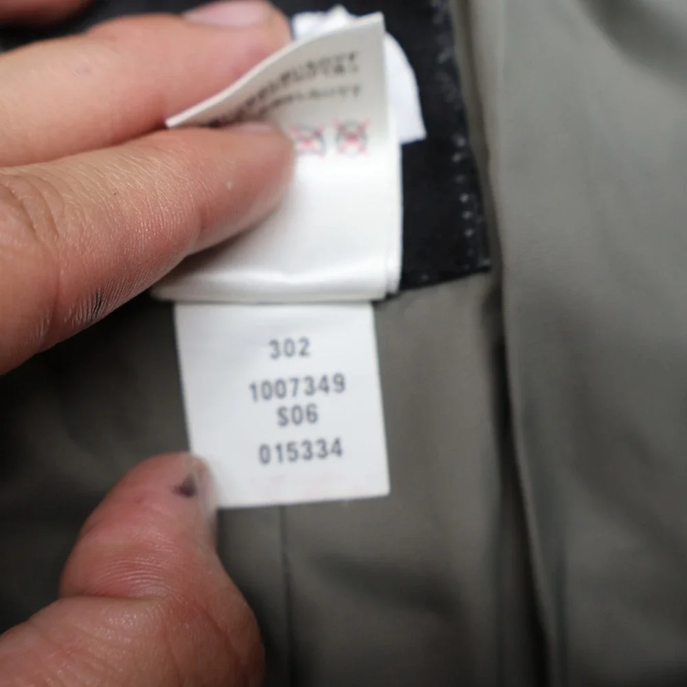 North Face Snow Pants Mens Large Black Waterproof Cargo Insulated Winter 33x32